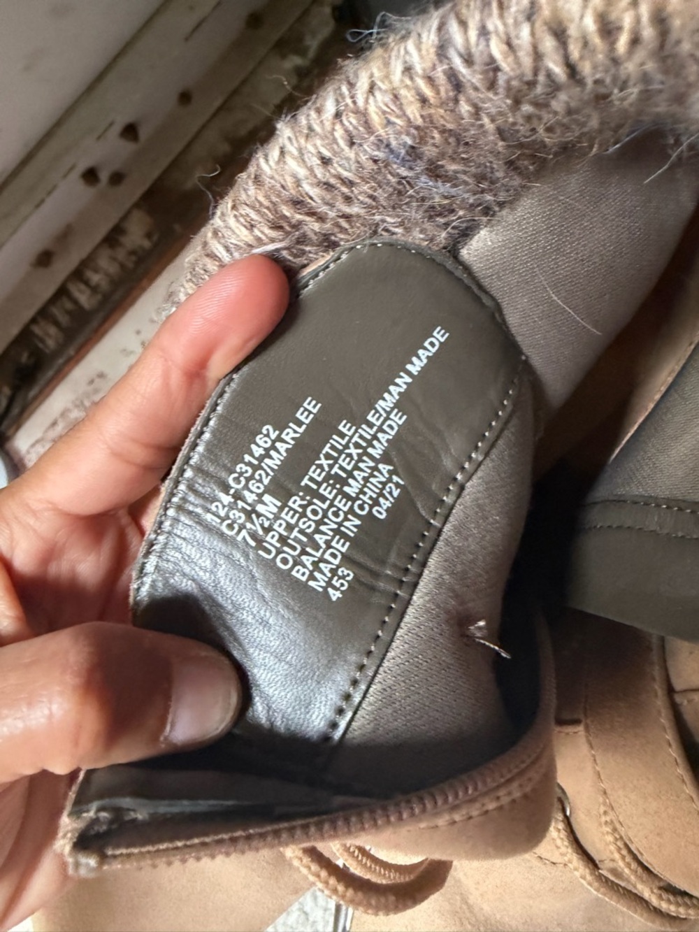 Cliffs by WHITE MOUNTAIN Women's Tan Lace-Up Ankle Booties - Picture 3 of 5